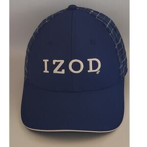 Izod‎ Golf Blue Plaid Hat EUC One Size Fits Most